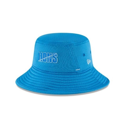 Sapca New Era Detroit Lions NFL Official Summer Sideline Stretch Bucket Hat - Albastri